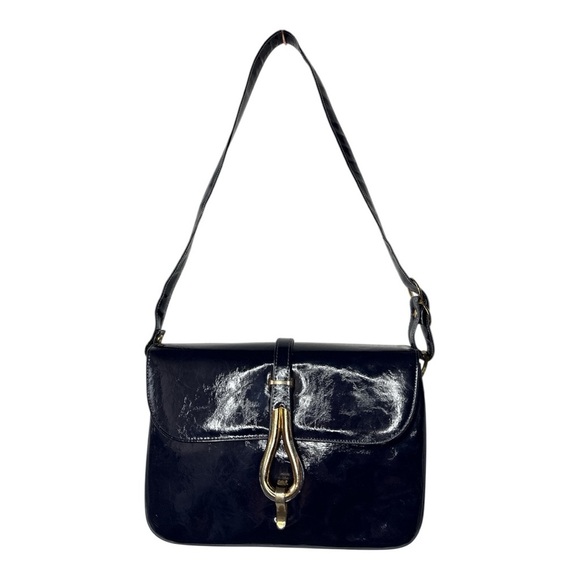 Robert Bestien Handbags - Robert Bestien Originals Womens Vintage 1950s Navy Blue Leather Accordion Purse